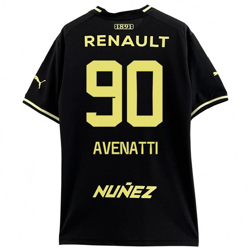 Danxen Kid Felipe Avenatti #90 Black Yellow Away Jersey 2024/25 T-Shirt