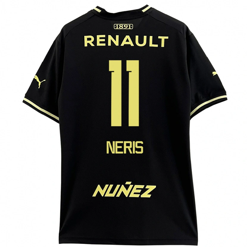 Danxen Kid José Neris #11 Black Yellow Away Jersey 2024/25 T-Shirt