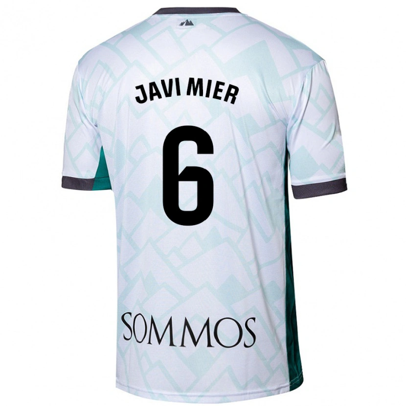 Danxen Kid Javi Mier #6 White Green Away Jersey 2024/25 T-Shirt