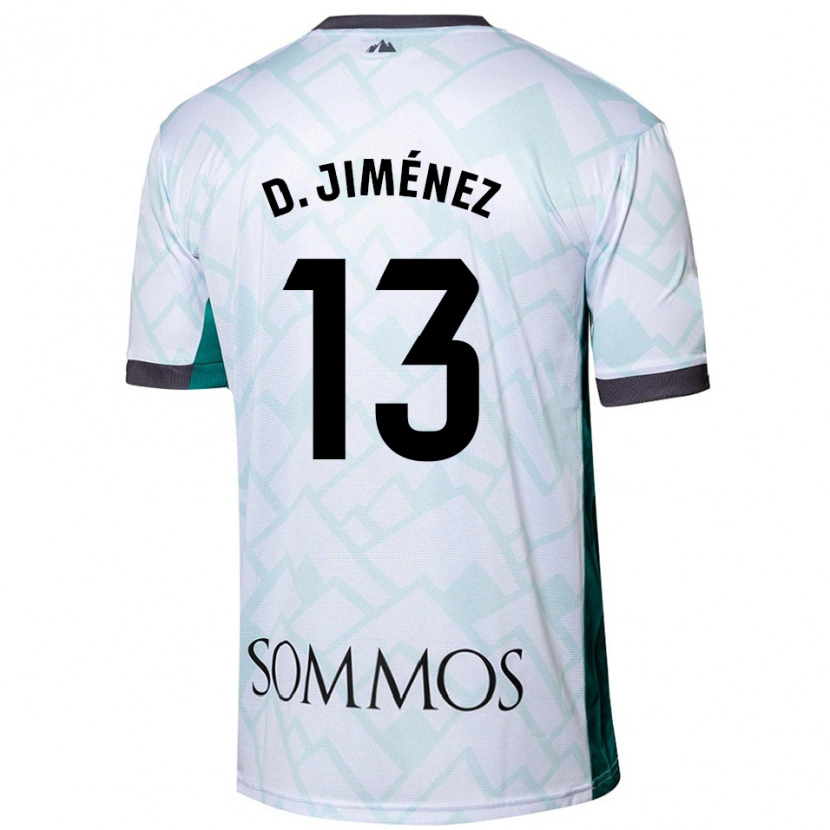 Danxen Kid Dani Jiménez #13 White Green Away Jersey 2024/25 T-Shirt