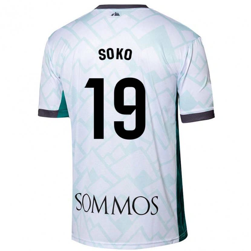 Danxen Kid Patrick Soko #19 White Green Away Jersey 2024/25 T-Shirt