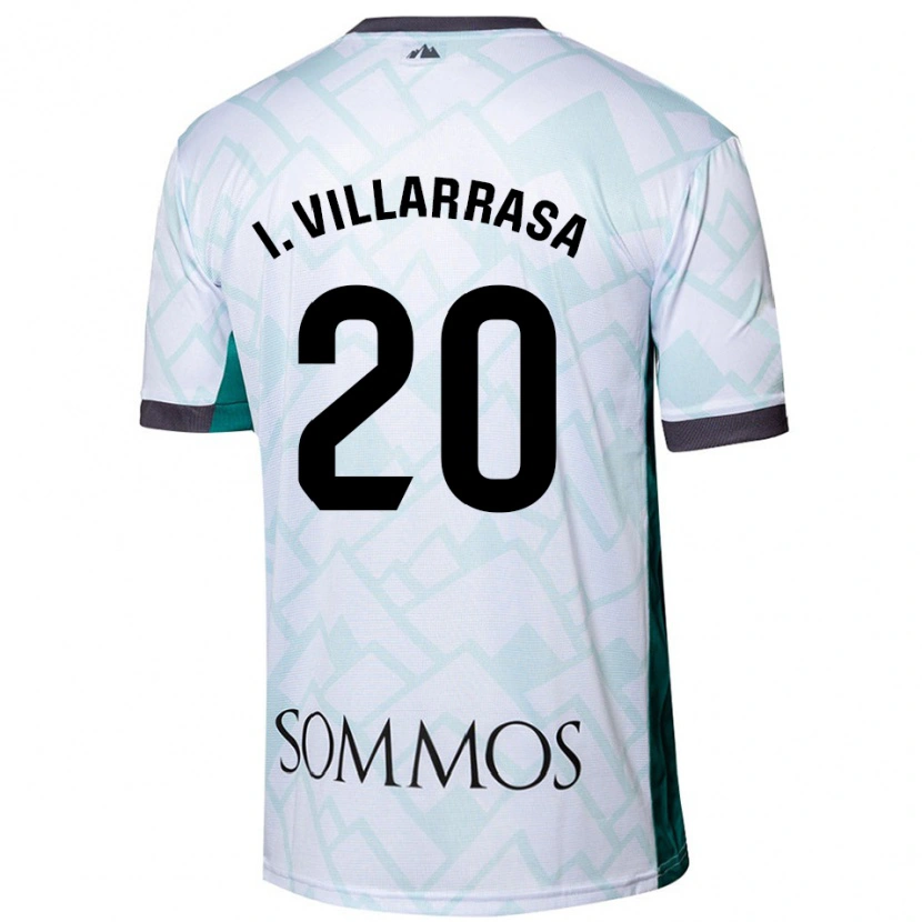 Danxen Kid Ignasi Vilarrasa #20 White Green Away Jersey 2024/25 T-Shirt