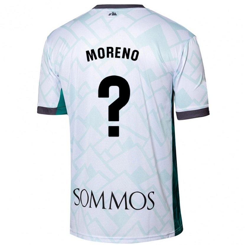 Danxen Kid Eloy Moreno #0 White Green Away Jersey 2024/25 T-Shirt