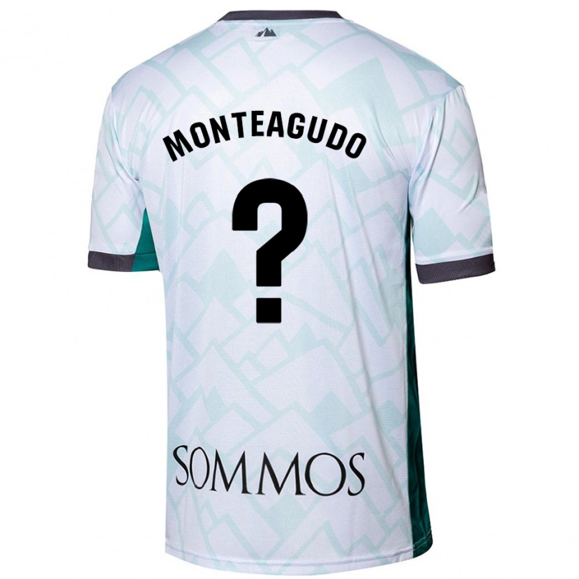 Danxen Kid Miguel Monteagudo #0 White Green Away Jersey 2024/25 T-Shirt