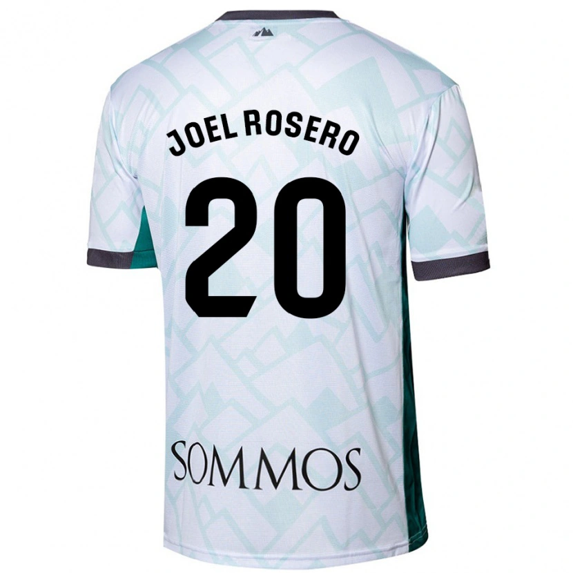 Danxen Kid Alexis Joel Rosero #20 White Green Away Jersey 2024/25 T-Shirt