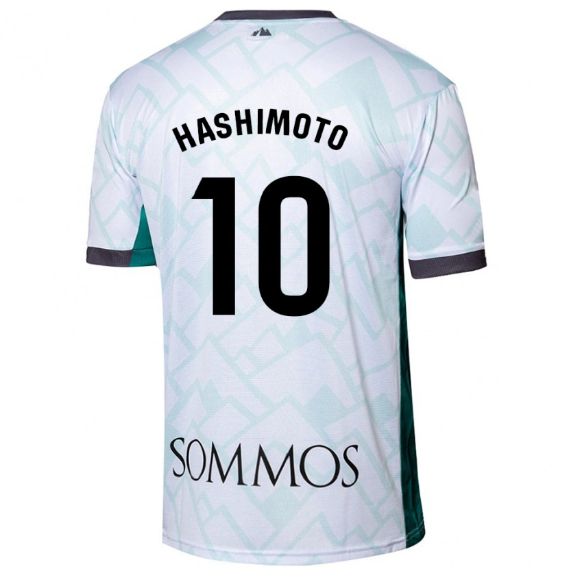 Danxen Kid Kento Hashimoto #10 White Green Away Jersey 2024/25 T-Shirt