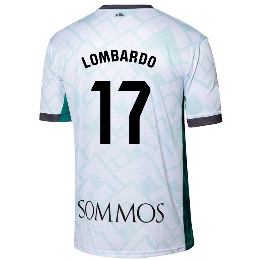 Danxen Kid Enzo Lombardo #17 White Green Away Jersey 2024/25 T-Shirt