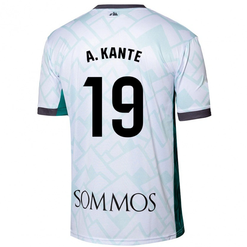 Danxen Kid Abou Kanté #19 White Green Away Jersey 2024/25 T-Shirt