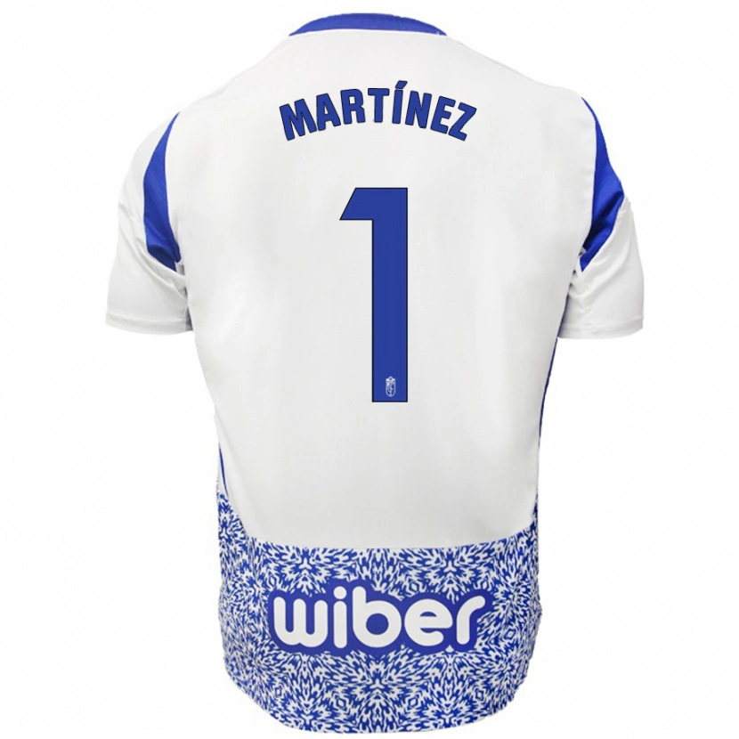 Danxen Kid Marc Martínez #1 White Blue Away Jersey 2024/25 T-Shirt