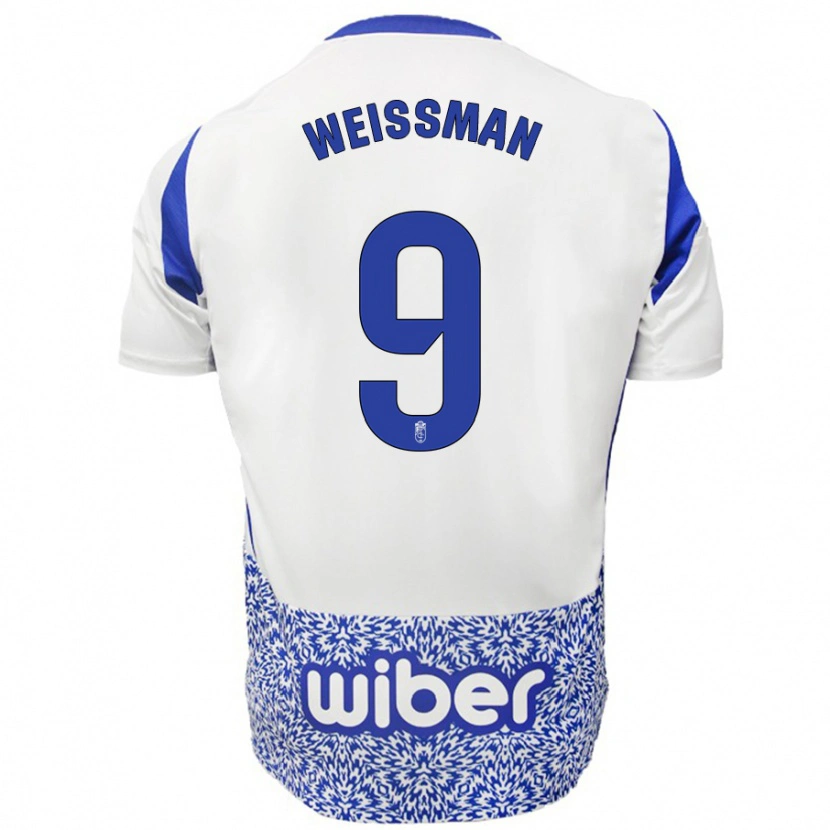 Danxen Kid Shon Weissman #9 White Blue Away Jersey 2024/25 T-Shirt