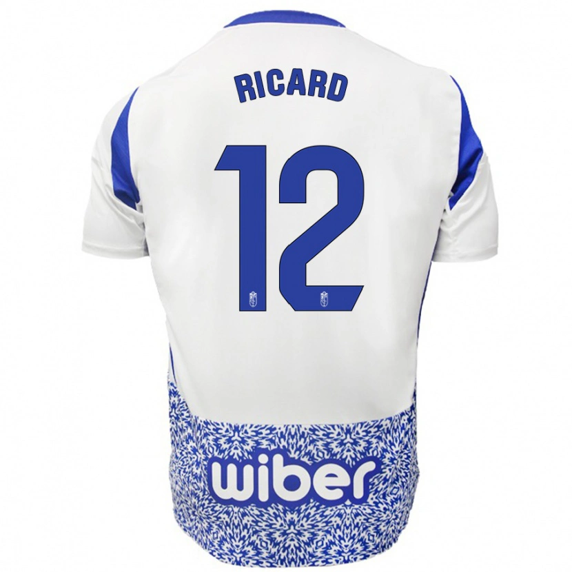 Danxen Kid Ricard Sánchez #12 White Blue Away Jersey 2024/25 T-Shirt