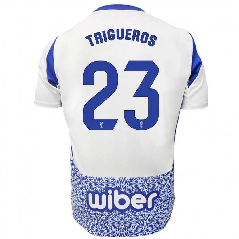 Danxen Kid Manu Trigueros #23 White Blue Away Jersey 2024/25 T-Shirt