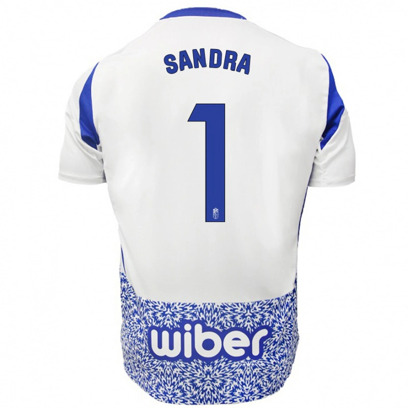 Danxen Kid Sandra #1 White Blue Away Jersey 2024/25 T-Shirt