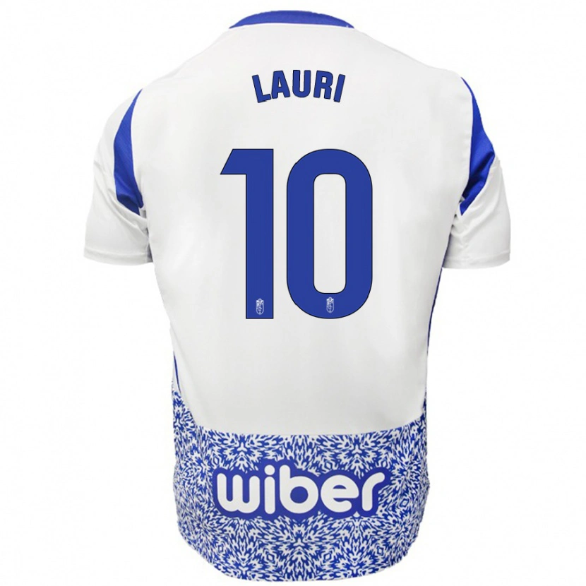 Danxen Kid Lauri #10 White Blue Away Jersey 2024/25 T-Shirt