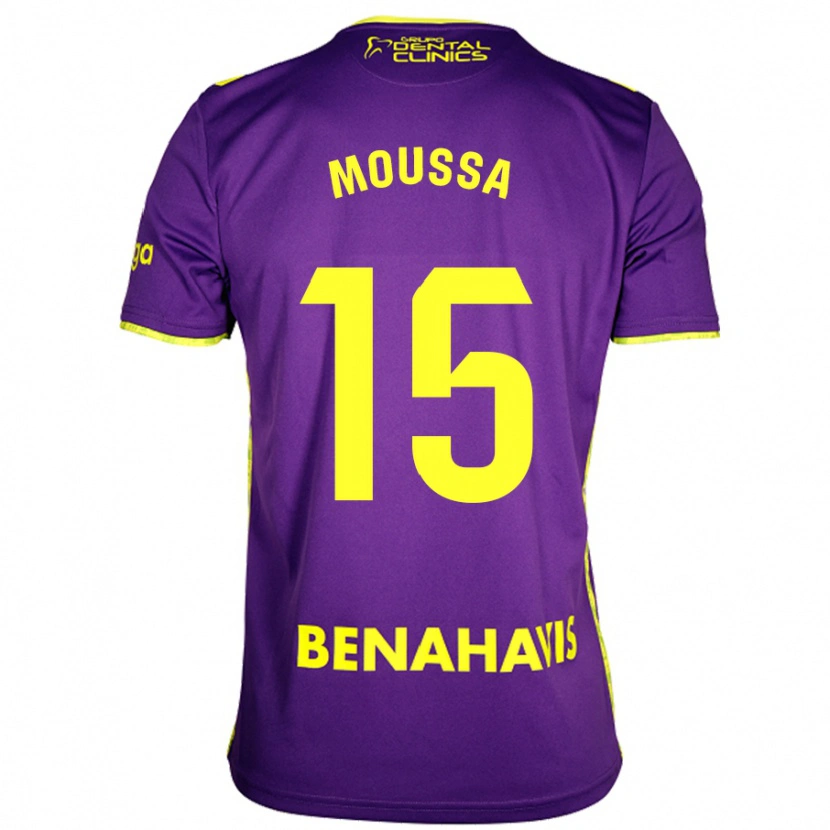 Danxen Kid Moussa Diarra #15 Purple Yellow Away Jersey 2024/25 T-Shirt