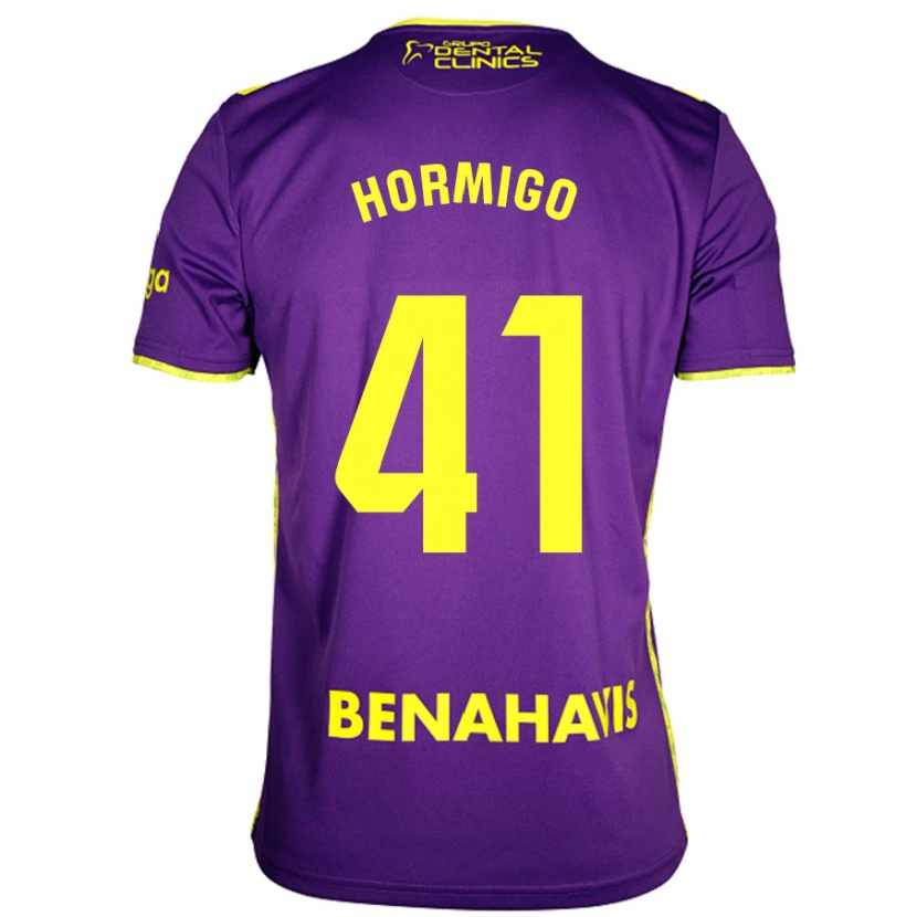 Danxen Kid Cintia Hormigo #41 Purple Yellow Away Jersey 2024/25 T-Shirt