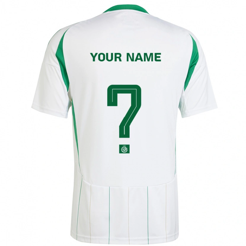 Danxen Kid Your Name #0 White Green Away Jersey 2024/25 T-Shirt