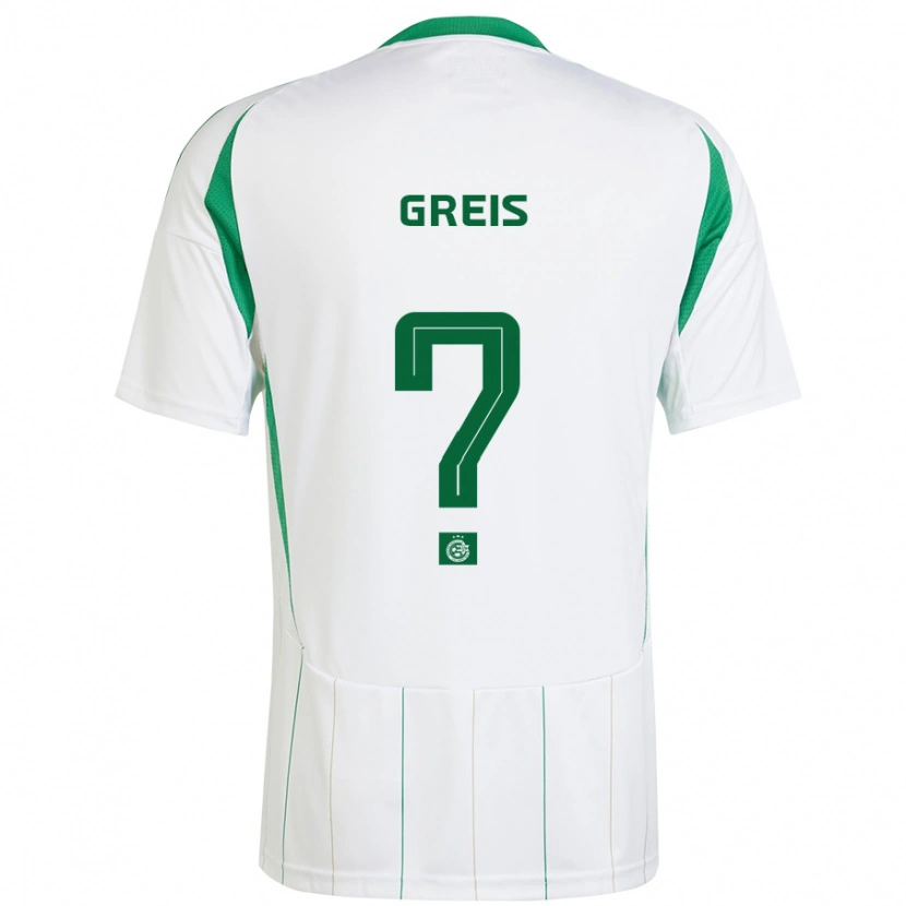 Danxen Kid Nitai Greis #0 White Green Away Jersey 2024/25 T-Shirt