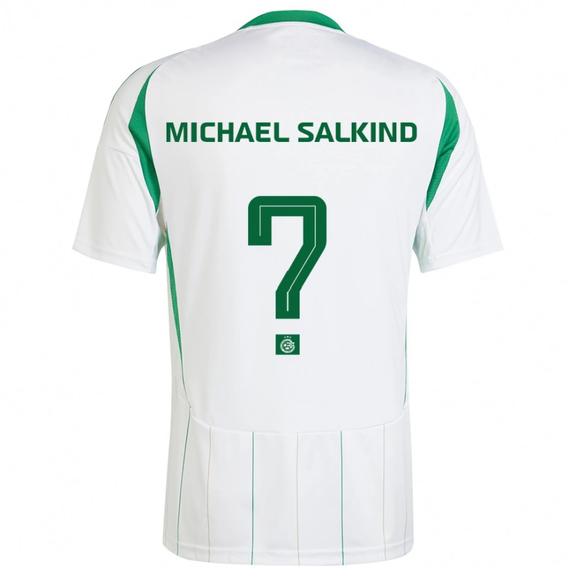 Danxen Kid Liav Michael Salkind #0 White Green Away Jersey 2024/25 T-Shirt