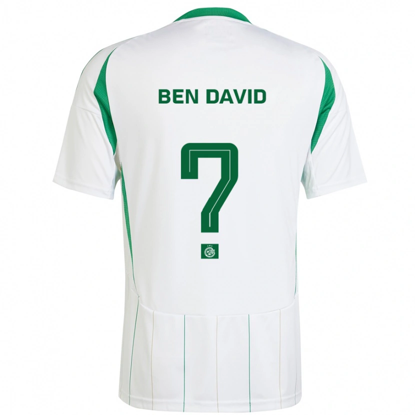 Danxen Kid Shay Ben David #0 White Green Away Jersey 2024/25 T-Shirt