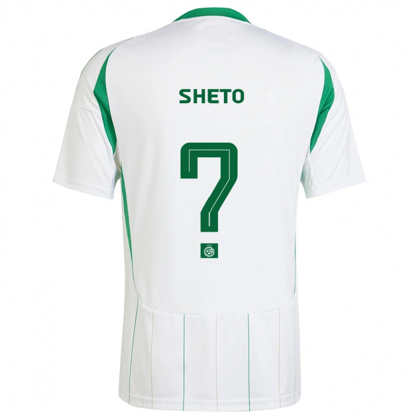 Danxen Kid Sahar Sheto #0 White Green Away Jersey 2024/25 T-Shirt