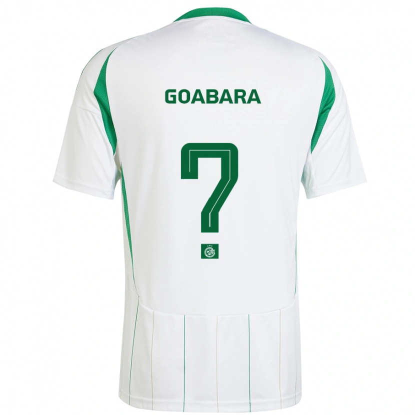 Danxen Kid Ibrahim Goabara #0 White Green Away Jersey 2024/25 T-Shirt