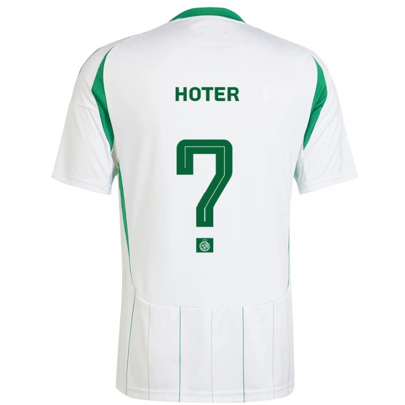 Danxen Kid Tavor Hoter #0 White Green Away Jersey 2024/25 T-Shirt