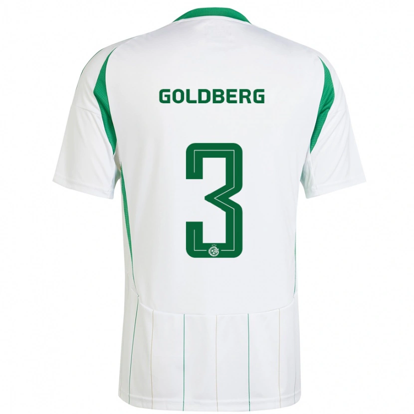 Danxen Kid Shon Goldberg #3 White Green Away Jersey 2024/25 T-Shirt