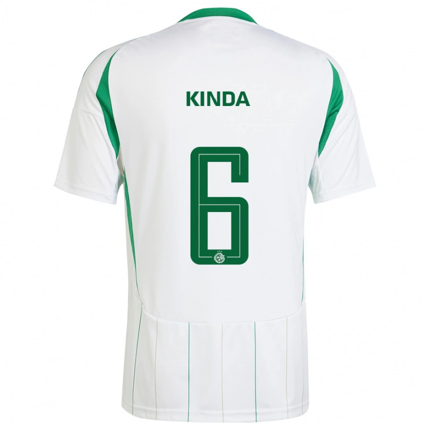 Danxen Kid Gadi Kinda #6 White Green Away Jersey 2024/25 T-Shirt