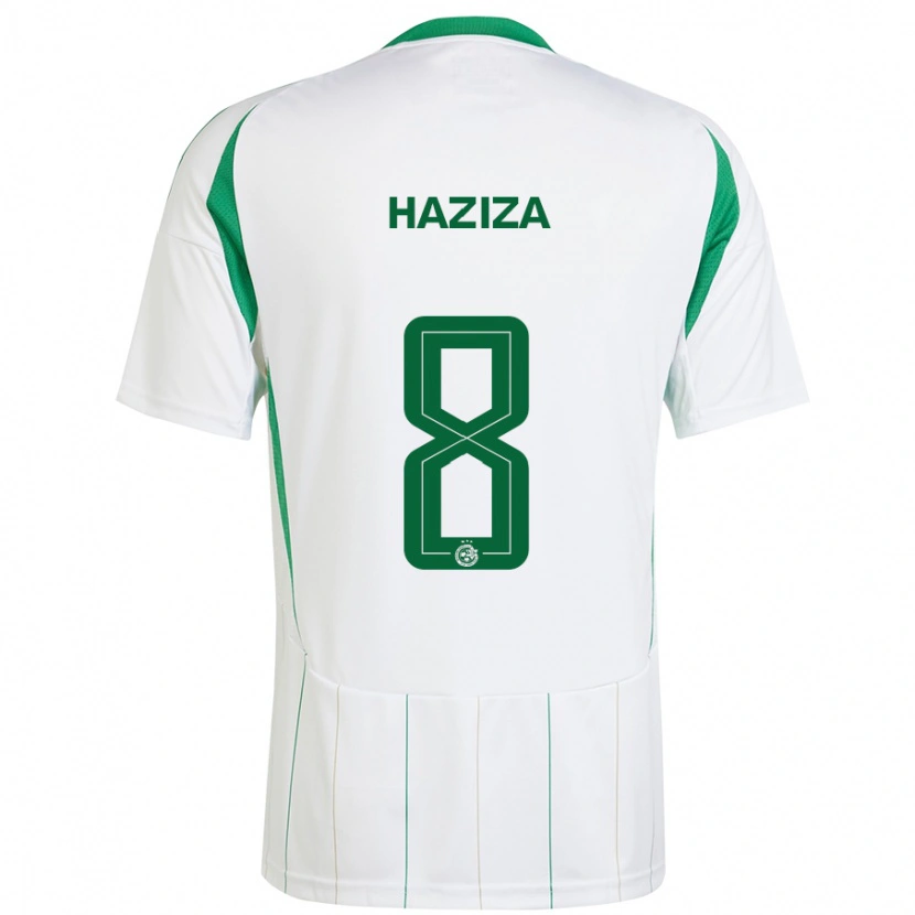 Danxen Kid Dolev Haziza #8 White Green Away Jersey 2024/25 T-Shirt