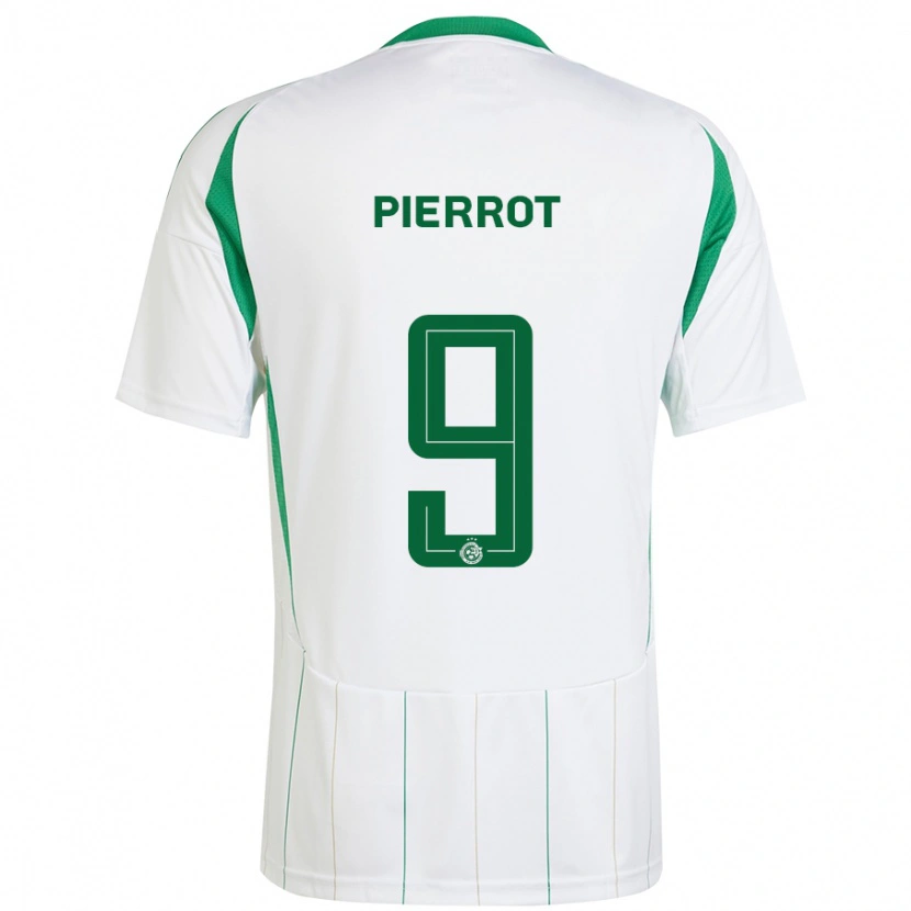 Danxen Kid Frantzdy Pierrot #9 White Green Away Jersey 2024/25 T-Shirt