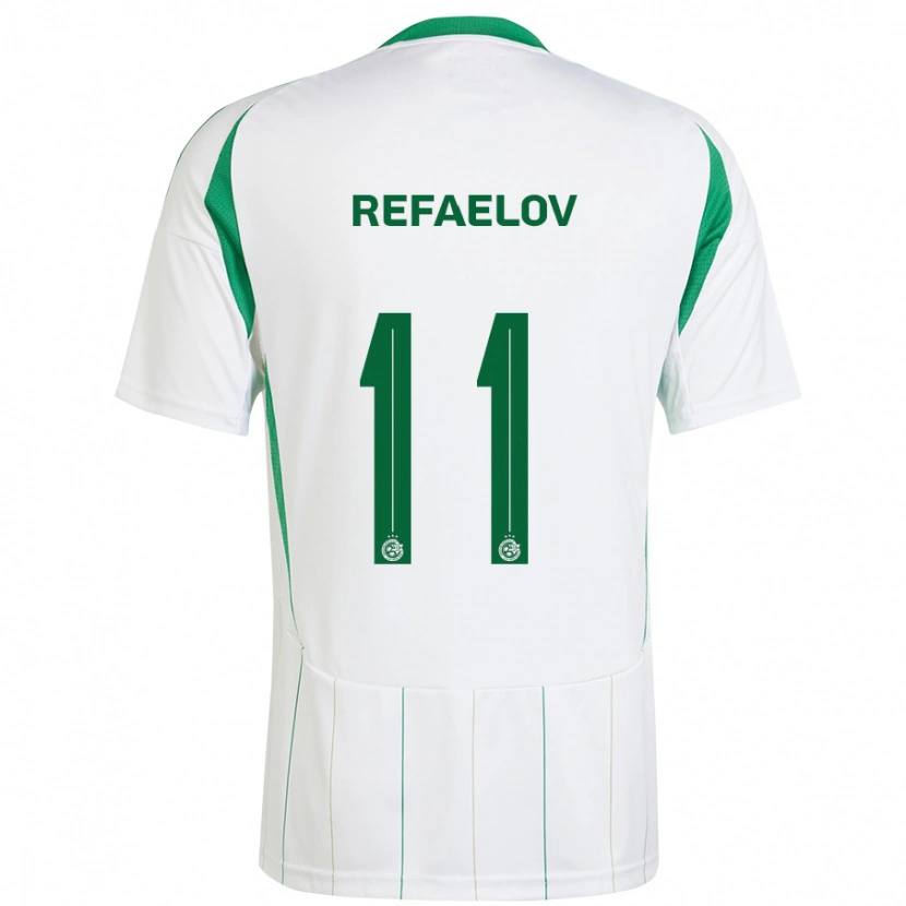 Danxen Kid Lior Refaelov #11 White Green Away Jersey 2024/25 T-Shirt