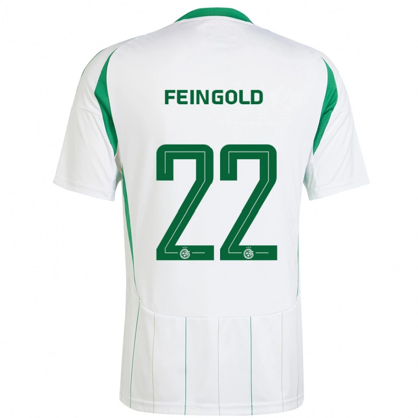 Danxen Kid Ilay Feingold #22 White Green Away Jersey 2024/25 T-Shirt