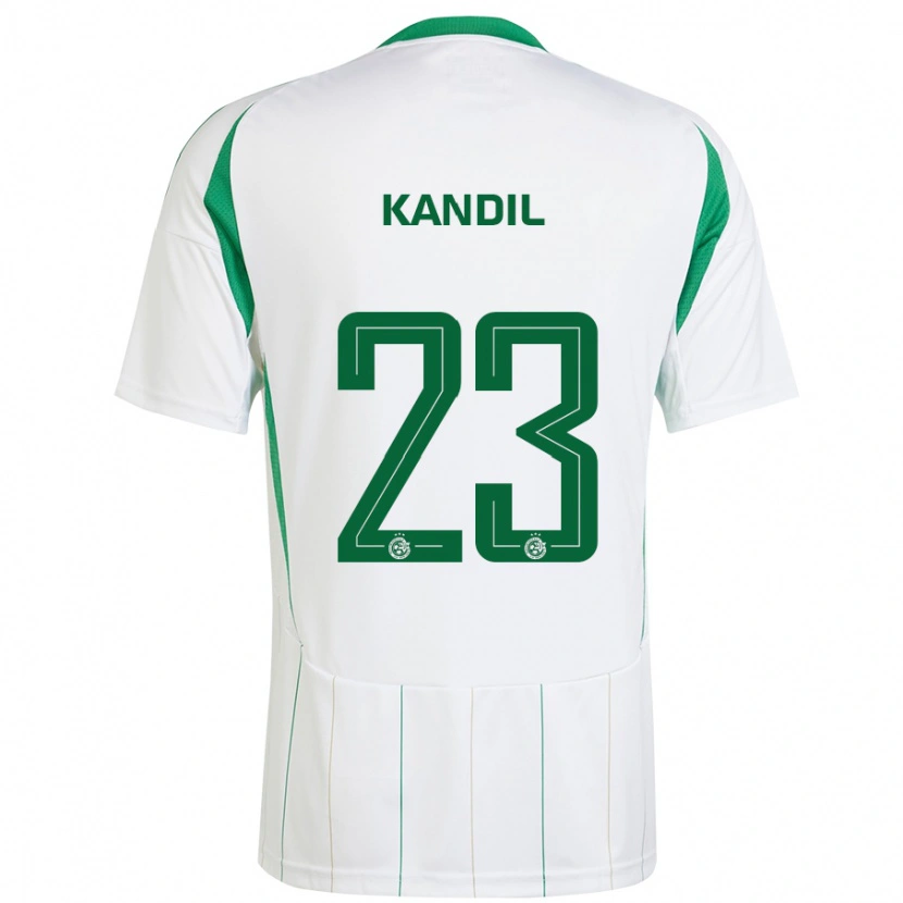 Danxen Kid Maor Kandil #23 White Green Away Jersey 2024/25 T-Shirt