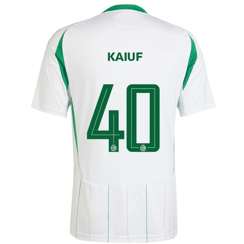 Danxen Kid Sharif Kaiuf #40 White Green Away Jersey 2024/25 T-Shirt