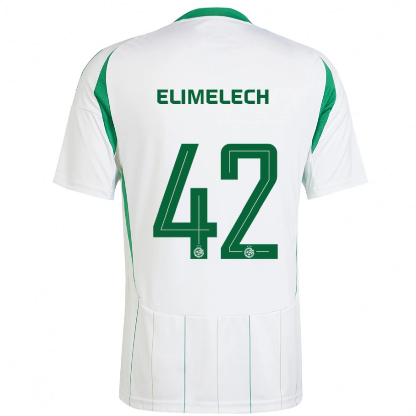 Danxen Kid Roey Elimelech #42 White Green Away Jersey 2024/25 T-Shirt