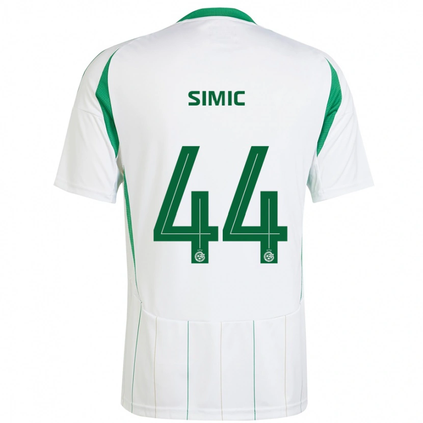 Danxen Kid Lorenco Simic #44 White Green Away Jersey 2024/25 T-Shirt