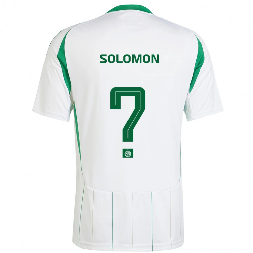 Danxen Kid Itay Solomon #0 White Green Away Jersey 2024/25 T-Shirt