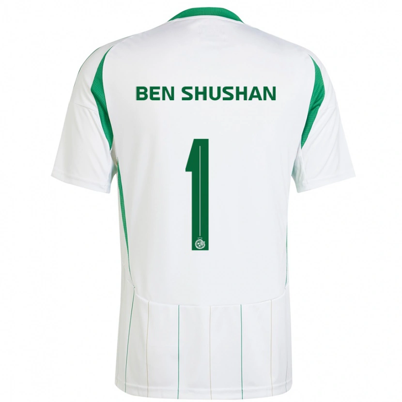 Danxen Kid Ori Ben Shushan #1 White Green Away Jersey 2024/25 T-Shirt