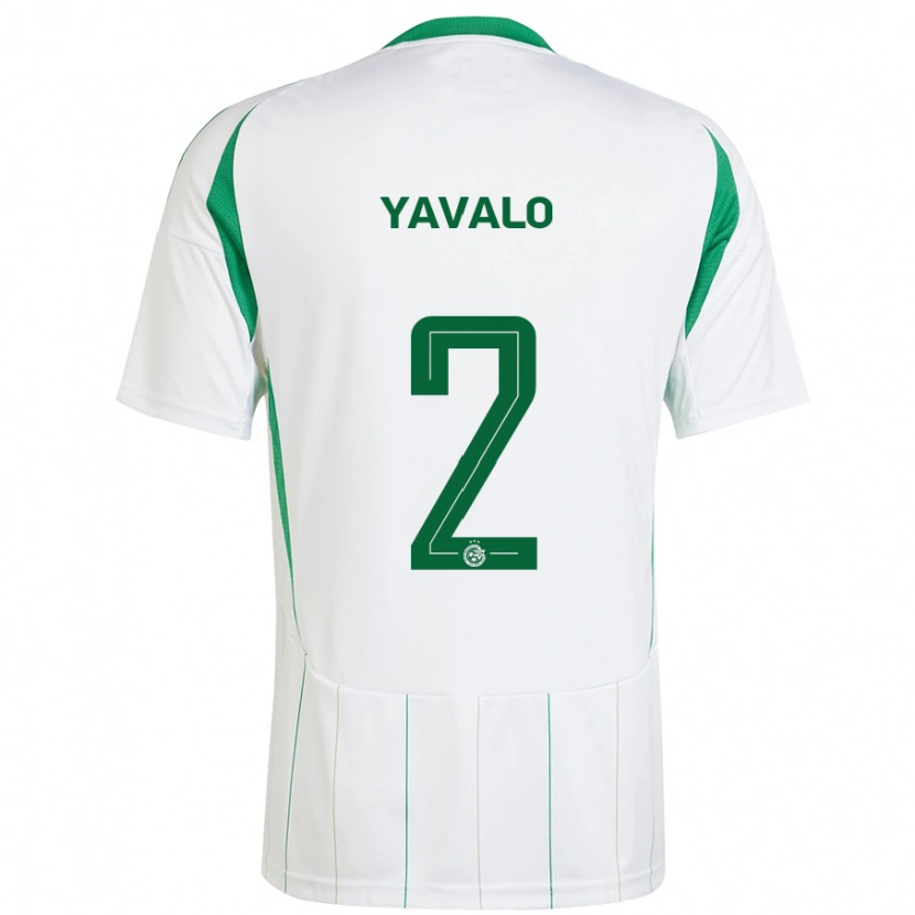 Danxen Kid Gatachao Yavalo #2 White Green Away Jersey 2024/25 T-Shirt