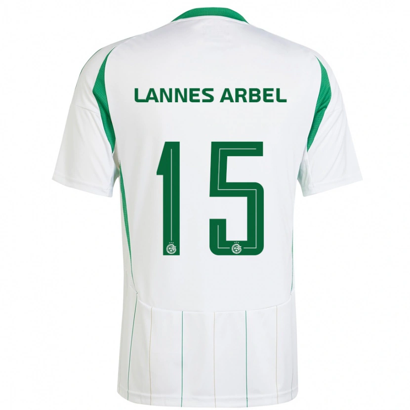 Danxen Kid Tomer Lannes Arbel #15 White Green Away Jersey 2024/25 T-Shirt