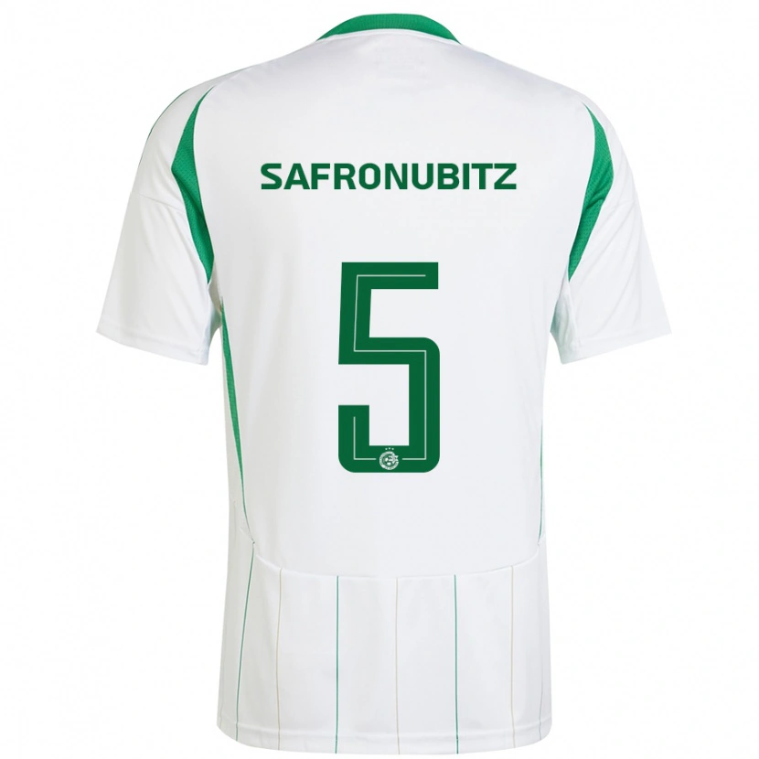 Danxen Kid Dan Safronubitz #5 White Green Away Jersey 2024/25 T-Shirt