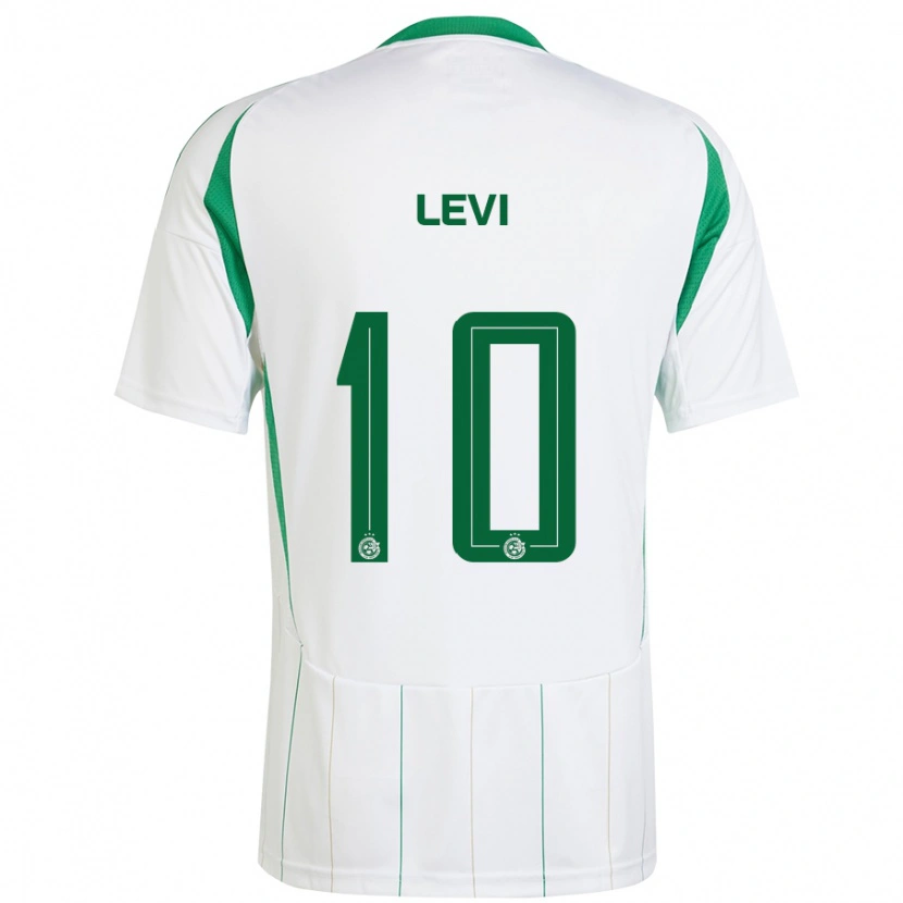 Danxen Kid Yarin Levi #10 White Green Away Jersey 2024/25 T-Shirt