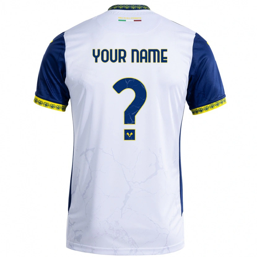 Danxen Kid Your Name #0 White Blue Away Jersey 2024/25 T-Shirt