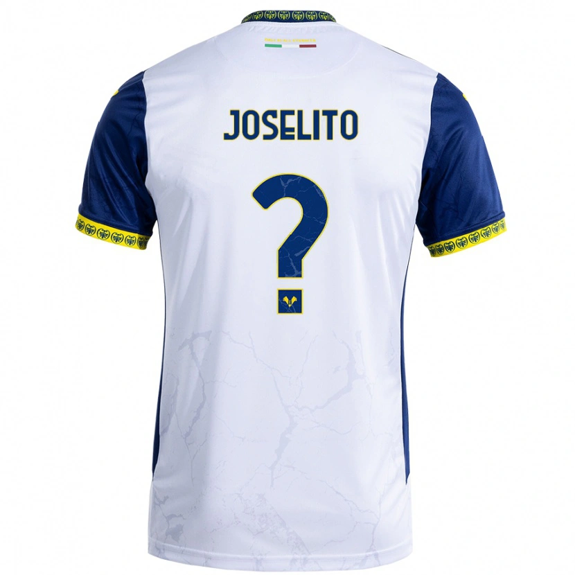 Danxen Kid Joselito #0 White Blue Away Jersey 2024/25 T-Shirt