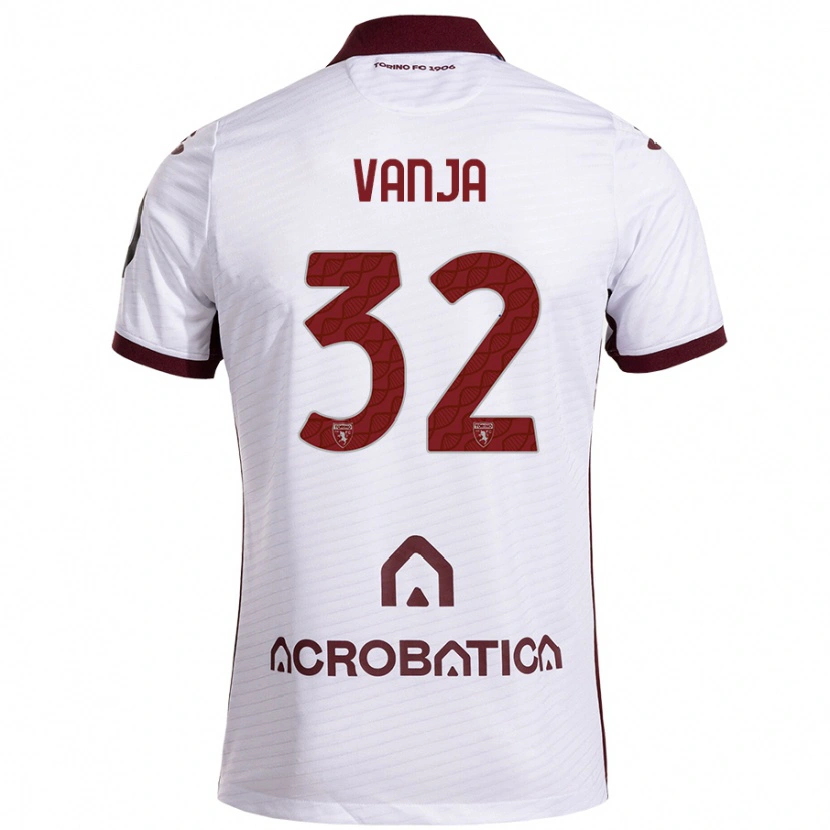 Danxen Kid Vanja Milinković-Savić #32 White Maroon Away Jersey 2024/25 T-Shirt