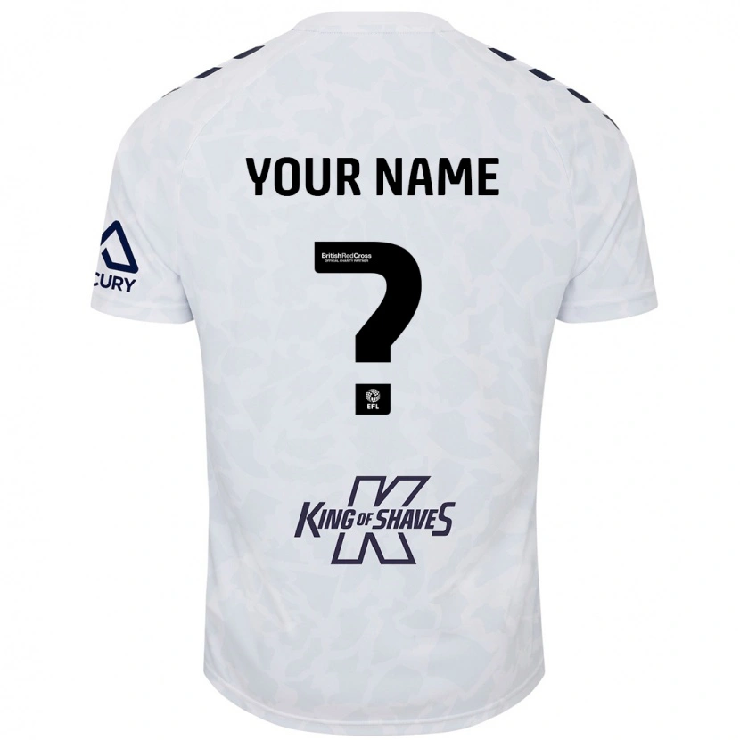 Danxen Kid Your Name #0 White Away Jersey 2024/25 T-Shirt