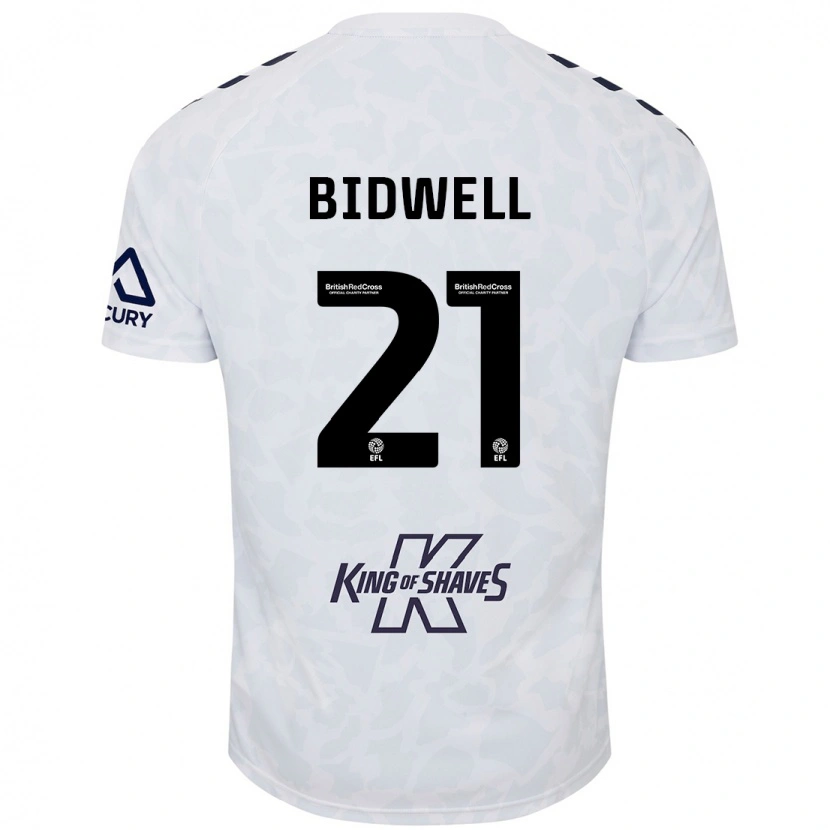 Danxen Kid Jake Bidwell #21 White Away Jersey 2024/25 T-Shirt