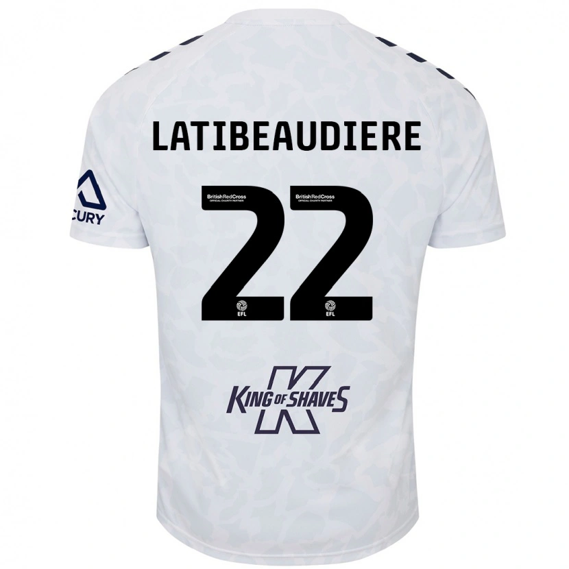 Danxen Kid Joel Latibeaudiere #22 White Away Jersey 2024/25 T-Shirt