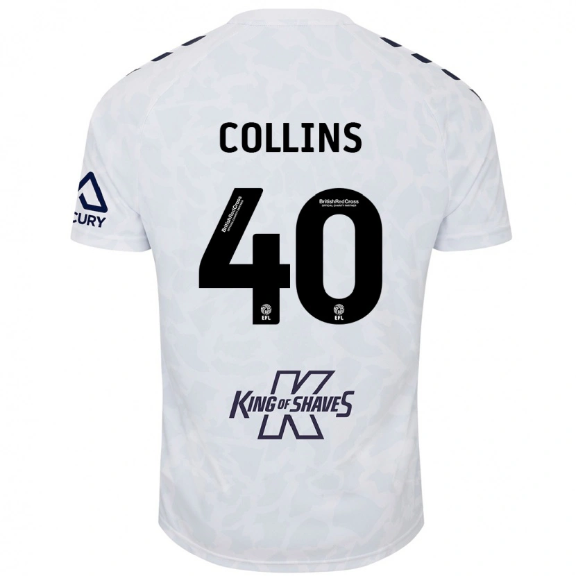 Danxen Kid Brad Collins #40 White Away Jersey 2024/25 T-Shirt